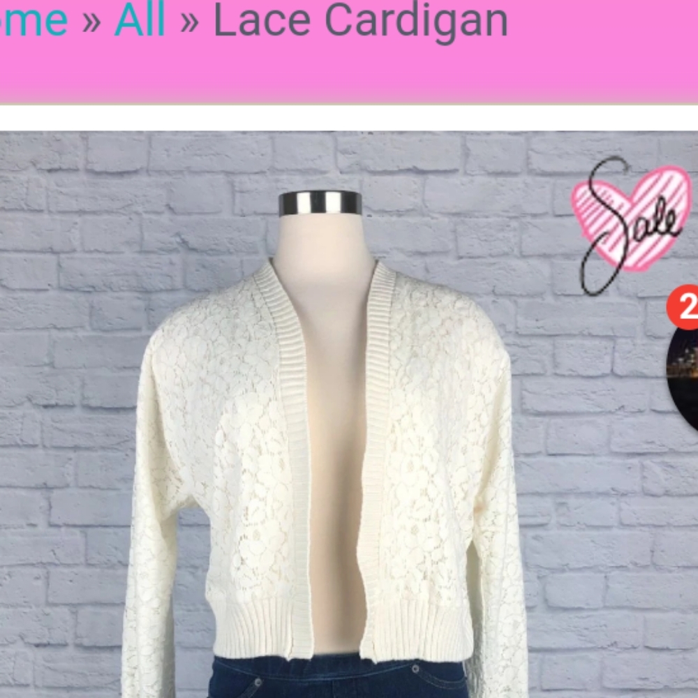 White Rory Beca cardigan - Picture 4 of 4